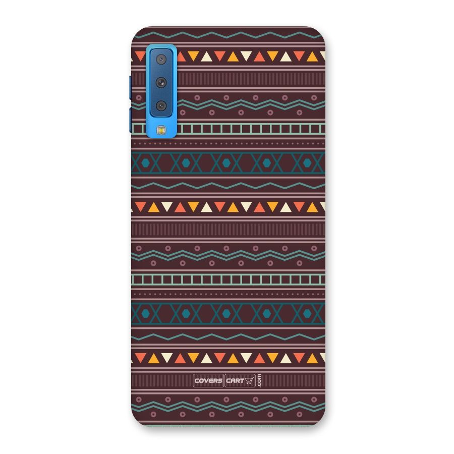 Classic Aztec Pattern Back Case for Galaxy A7 (2018)