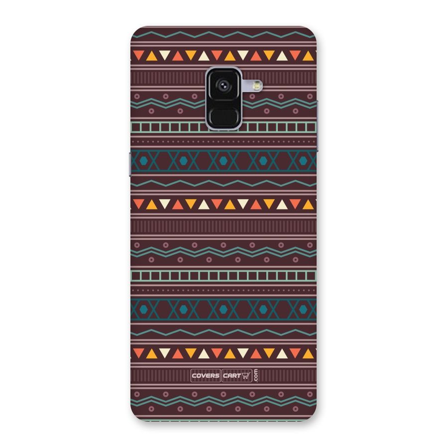 Classic Aztec Pattern Back Case for Galaxy A8 Plus