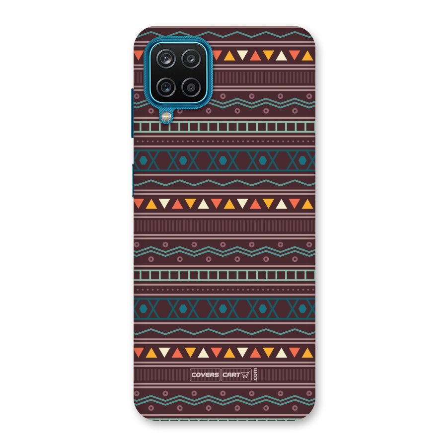 Classic Aztec Pattern Back Case for Galaxy M12
