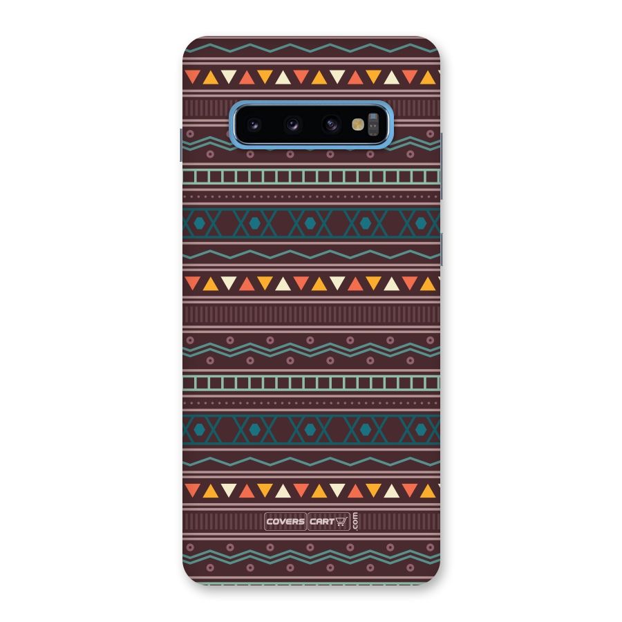 Classic Aztec Pattern Back Case for Galaxy S10 Plus