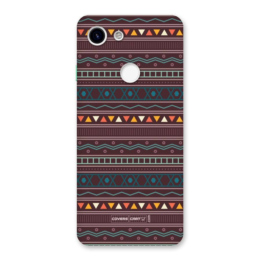 Classic Aztec Pattern Back Case for Google Pixel 3