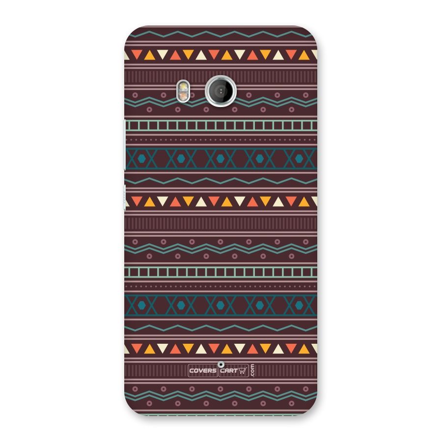 Classic Aztec Pattern Back Case for HTC U11