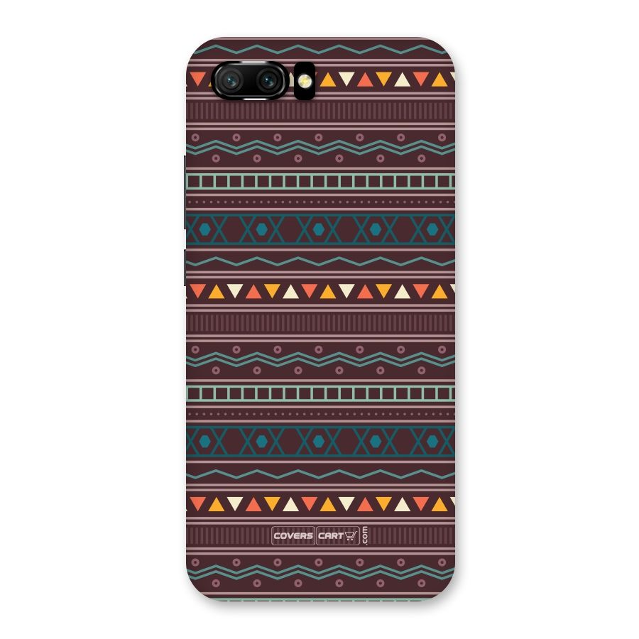 Classic Aztec Pattern Back Case for Honor 10