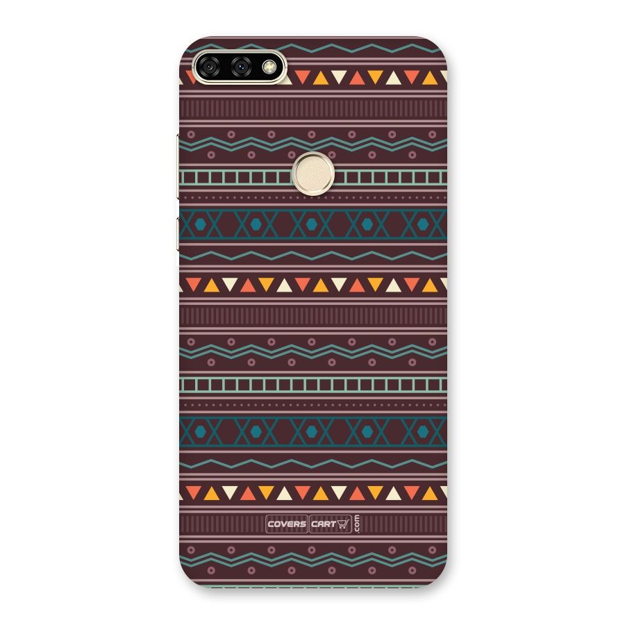 Classic Aztec Pattern Back Case for Honor 7A