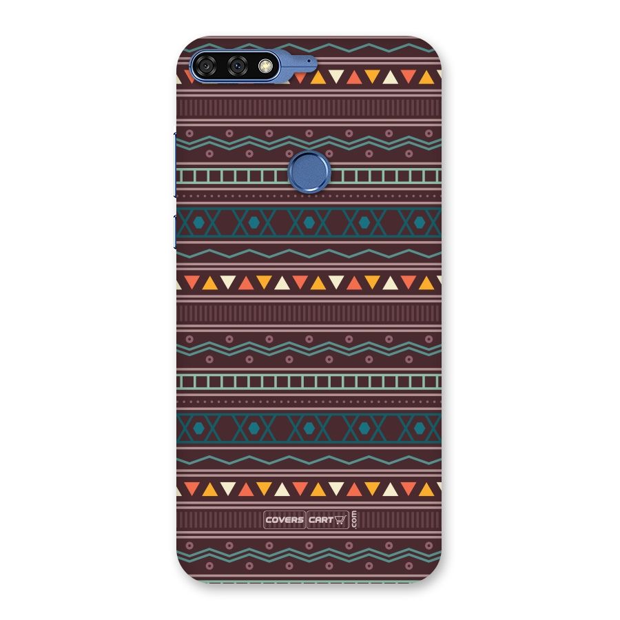 Classic Aztec Pattern Back Case for Honor 7C