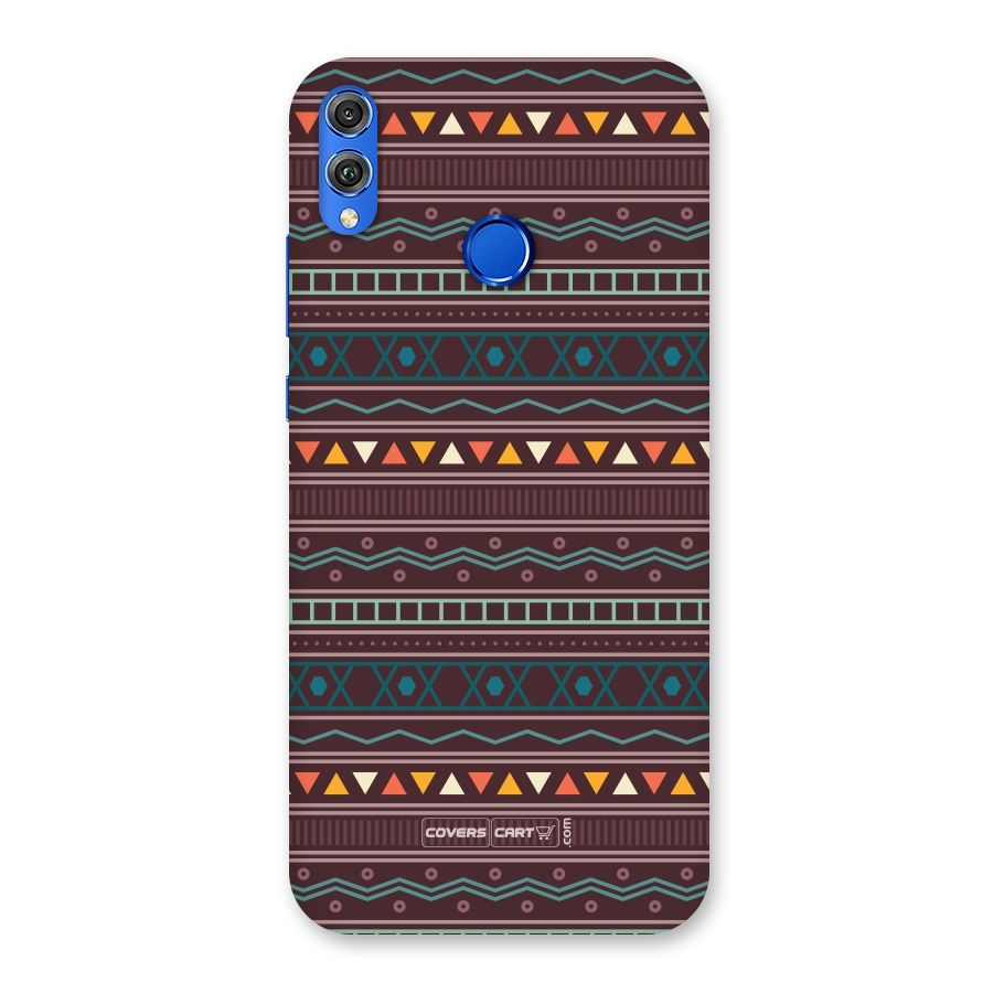 Classic Aztec Pattern Back Case for Honor 8X