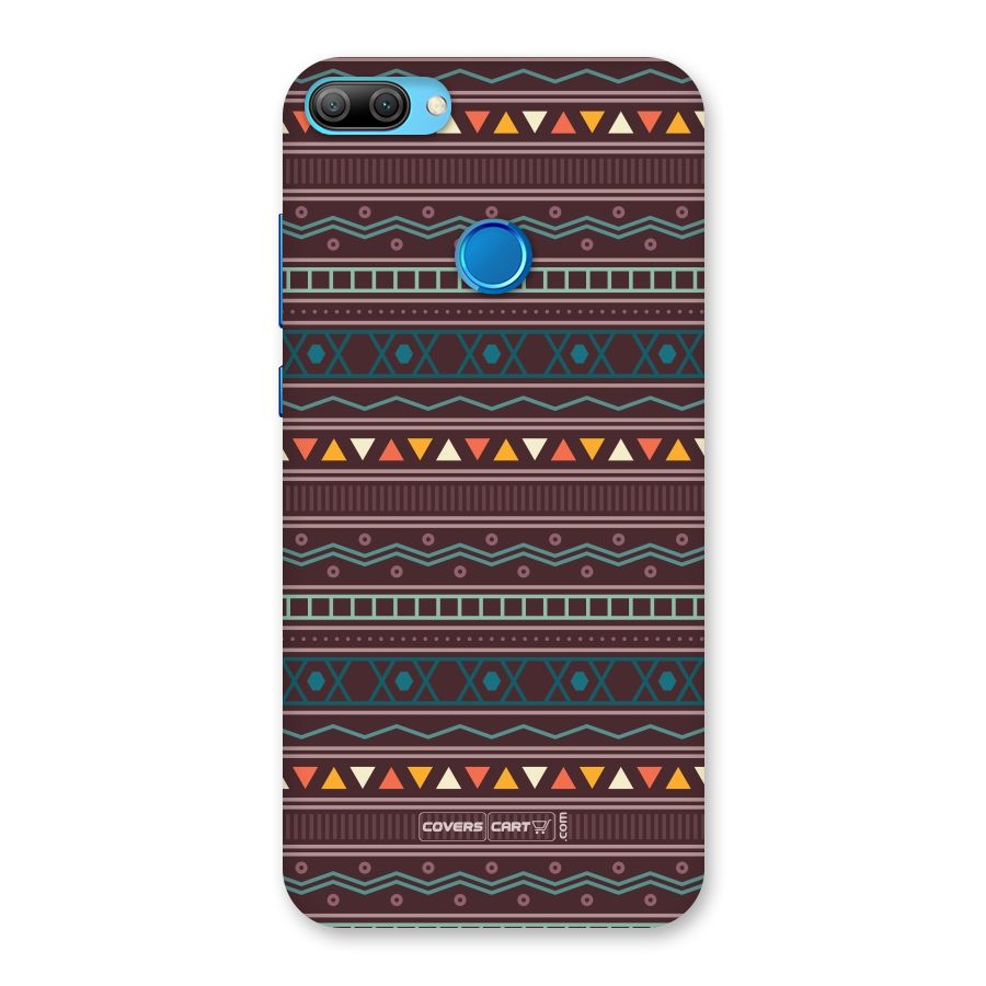 Classic Aztec Pattern Back Case for Honor 9N