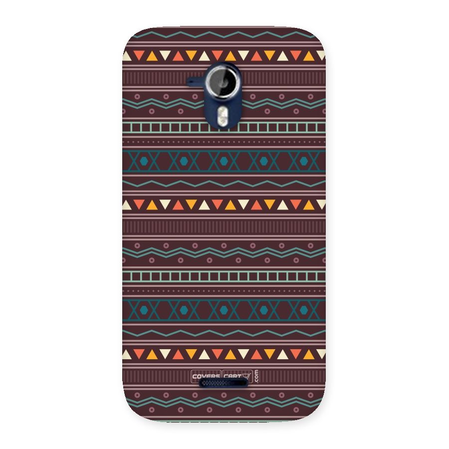 Classic Aztec Pattern Back Case for Micromax Canvas Magnus A117