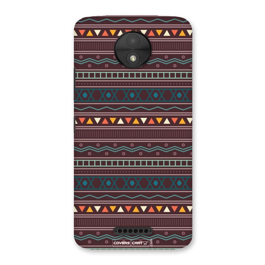 Classic Aztec Pattern Back Case for Moto C