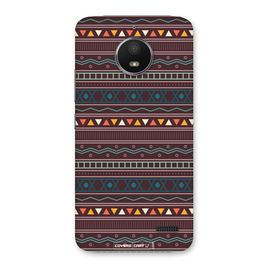Classic Aztec Pattern Back Case for Moto E4
