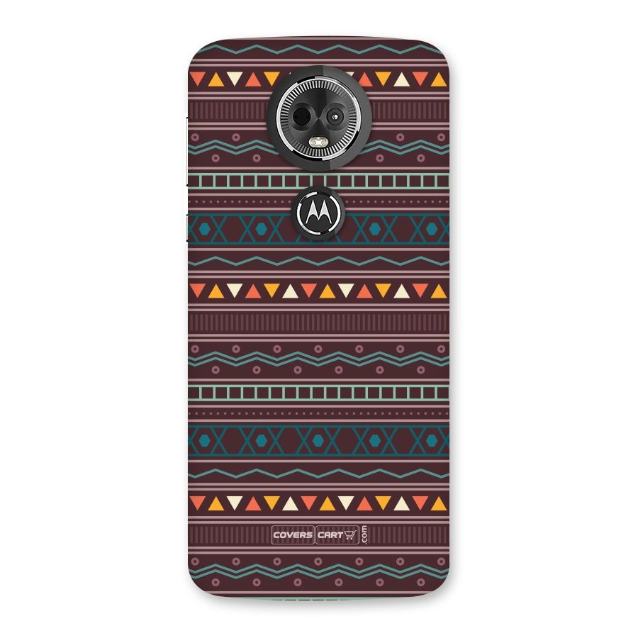 Classic Aztec Pattern Back Case for Moto E5 Plus