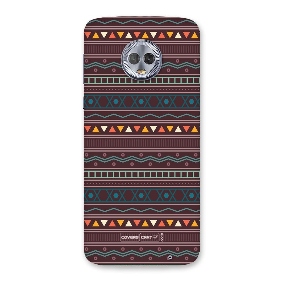 Classic Aztec Pattern Back Case for Moto G6 Plus