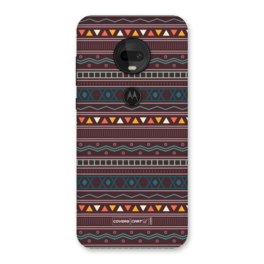 Classic Aztec Pattern Back Case for Moto G7