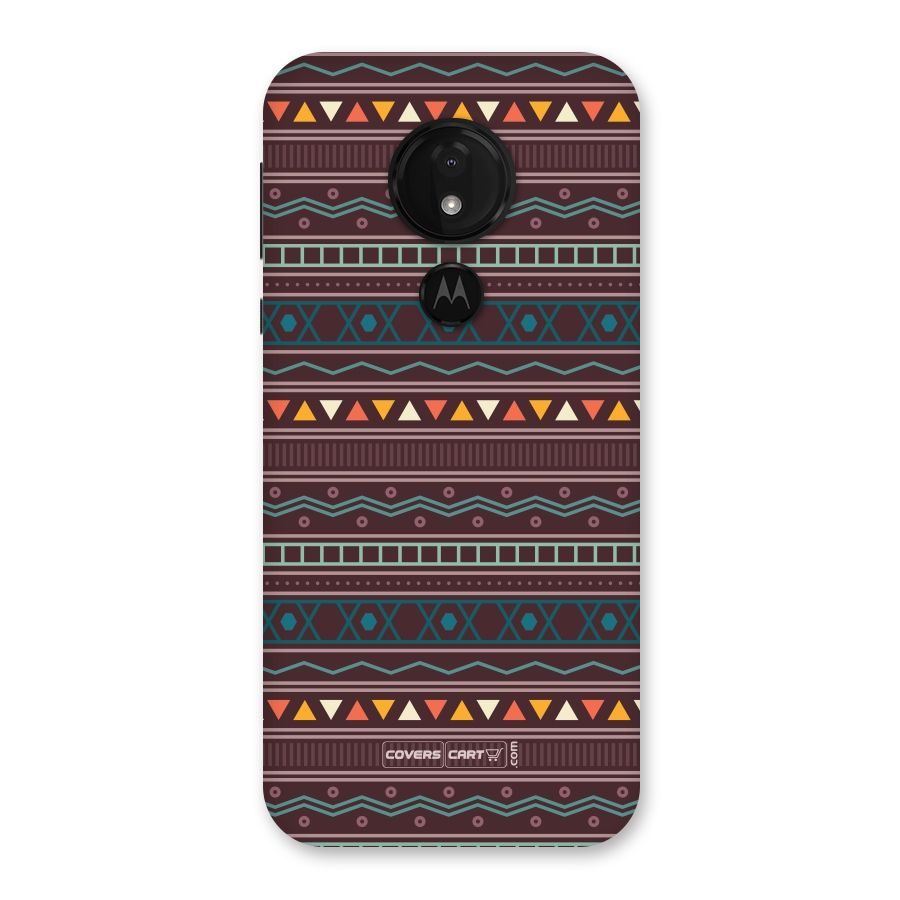 Classic Aztec Pattern Back Case for Moto G7 Power