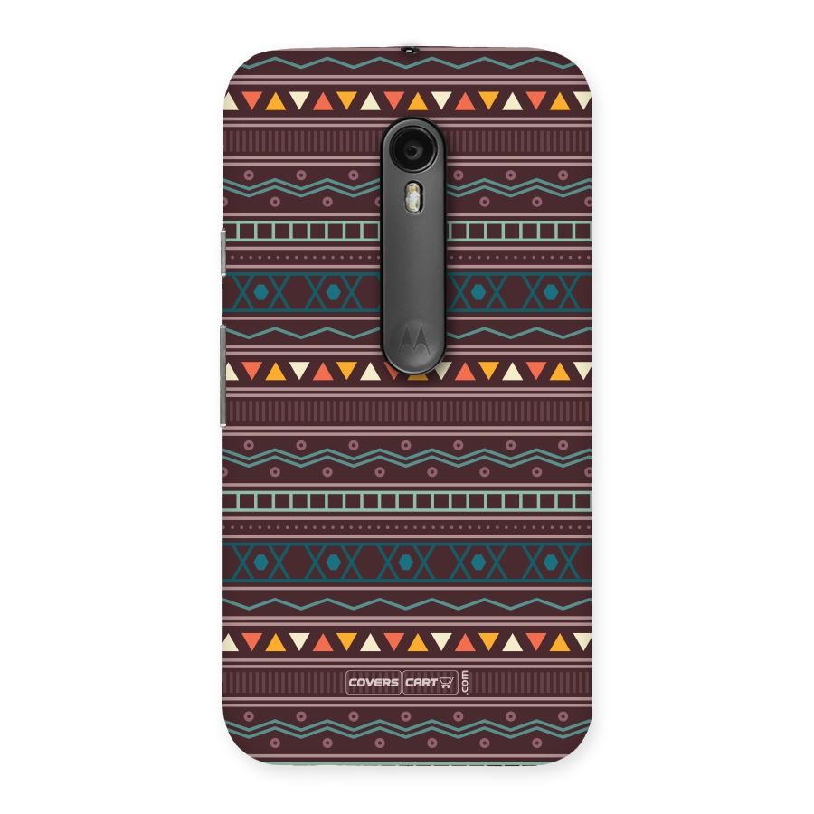 Classic Aztec Pattern Back Case for Moto G Turbo