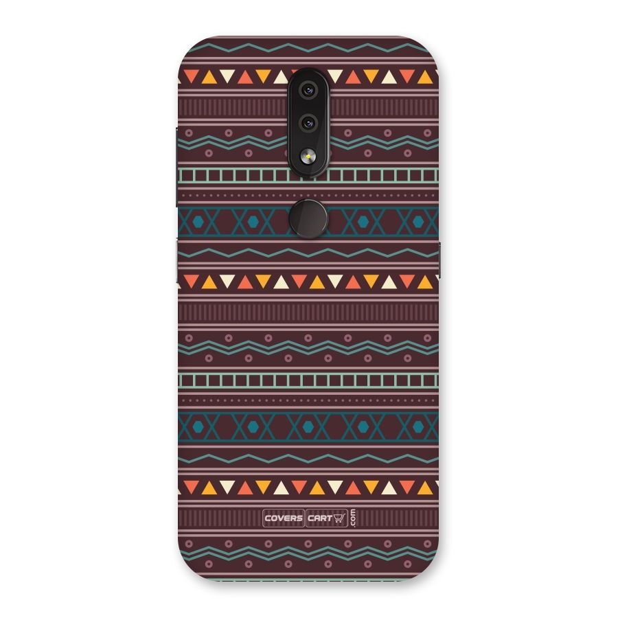 Classic Aztec Pattern Back Case for Nokia 4.2
