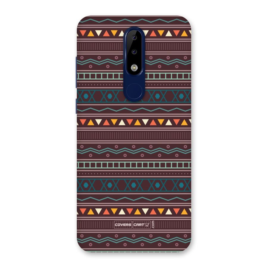 Classic Aztec Pattern Back Case for Nokia 5.1 Plus