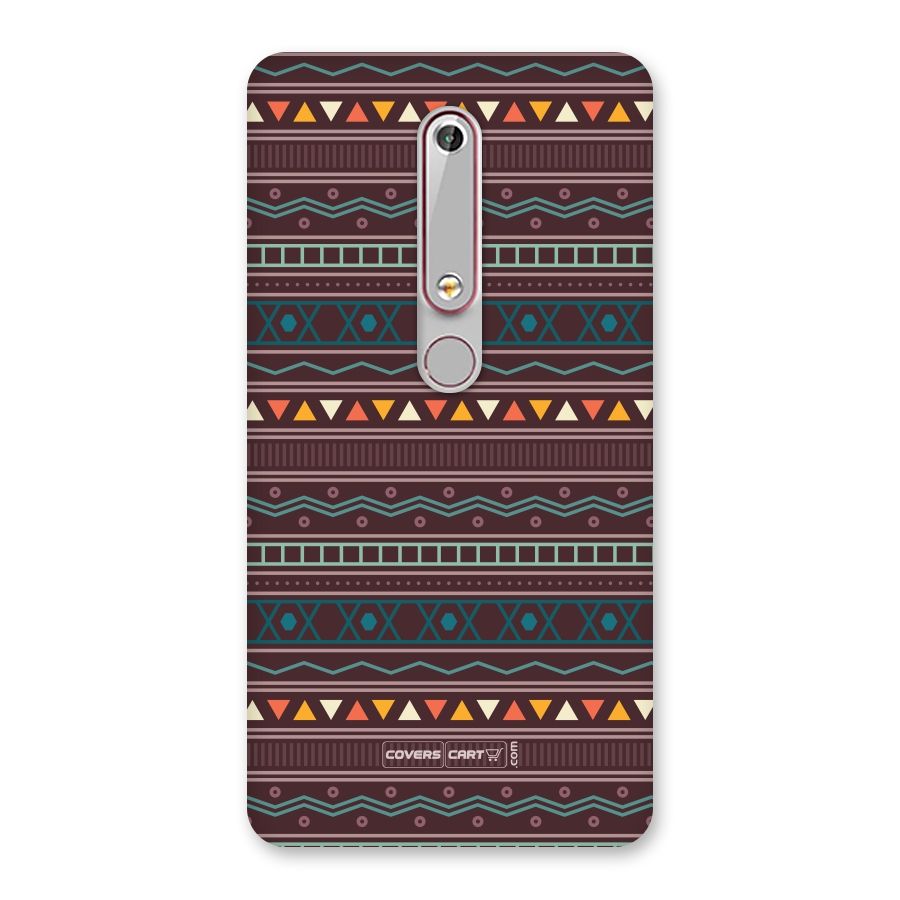Classic Aztec Pattern Back Case for Nokia 6.1