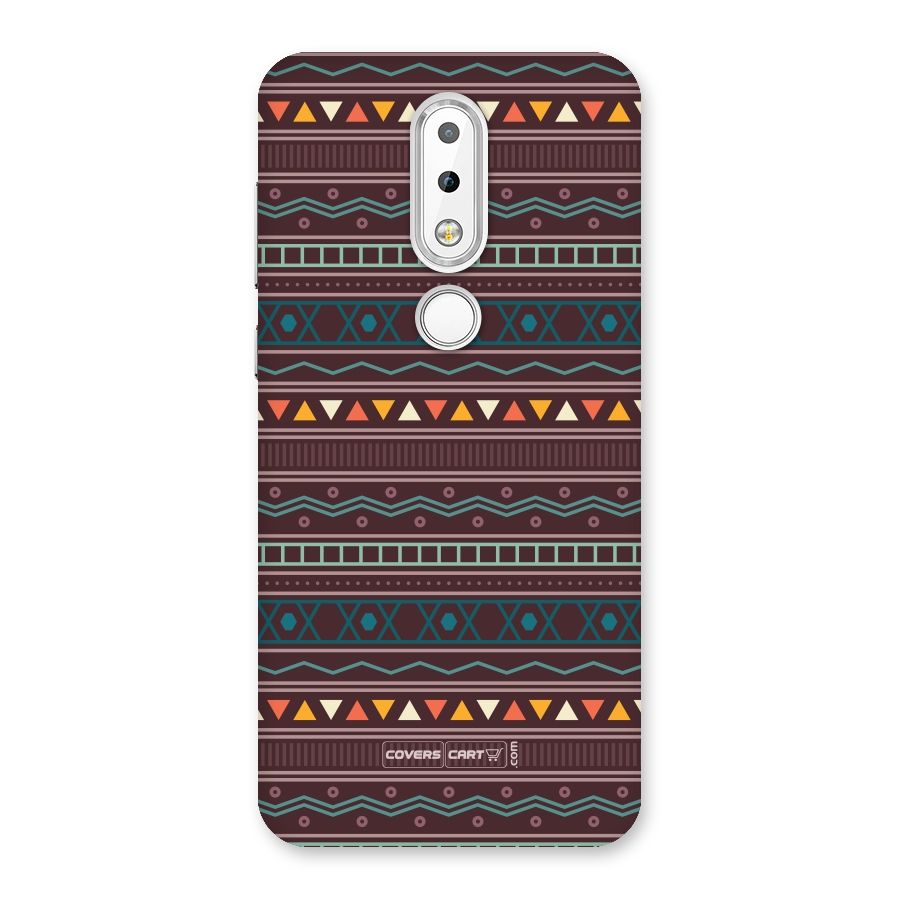 Classic Aztec Pattern Back Case for Nokia 6.1 Plus