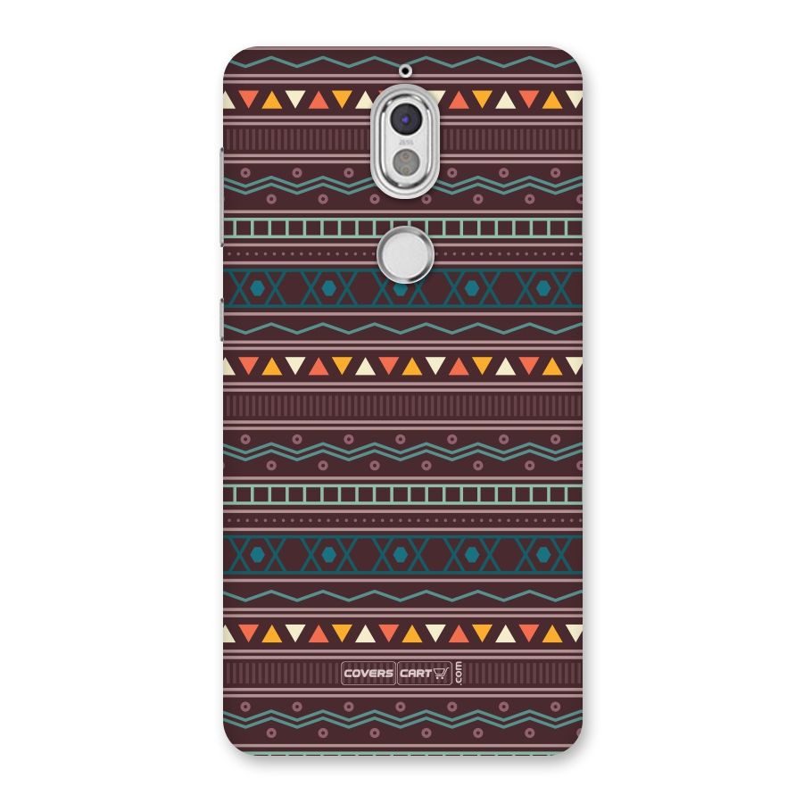 Classic Aztec Pattern Back Case for Nokia 7