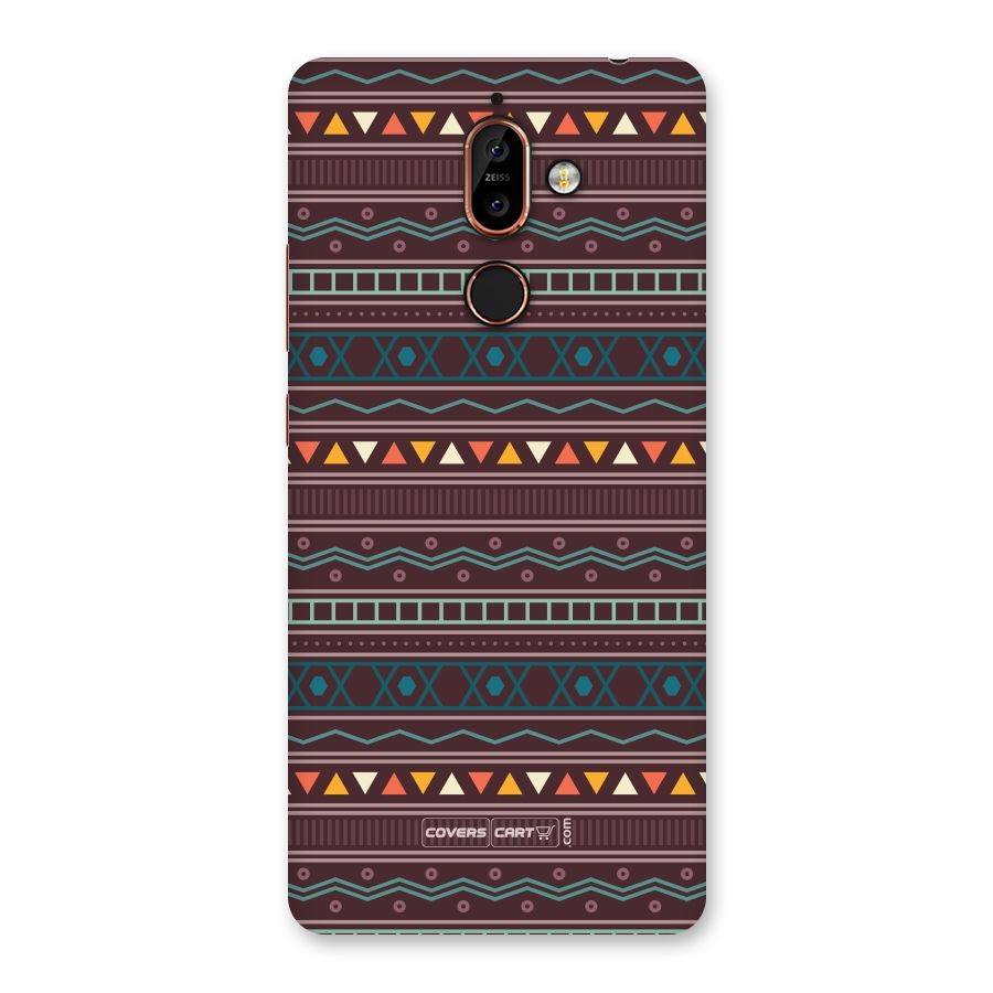 Classic Aztec Pattern Back Case for Nokia 7 Plus