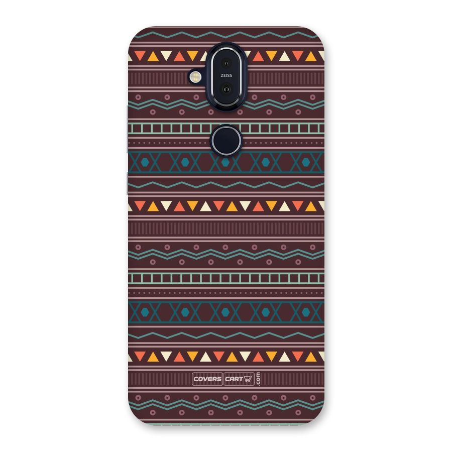 Classic Aztec Pattern Back Case for Nokia 8.1