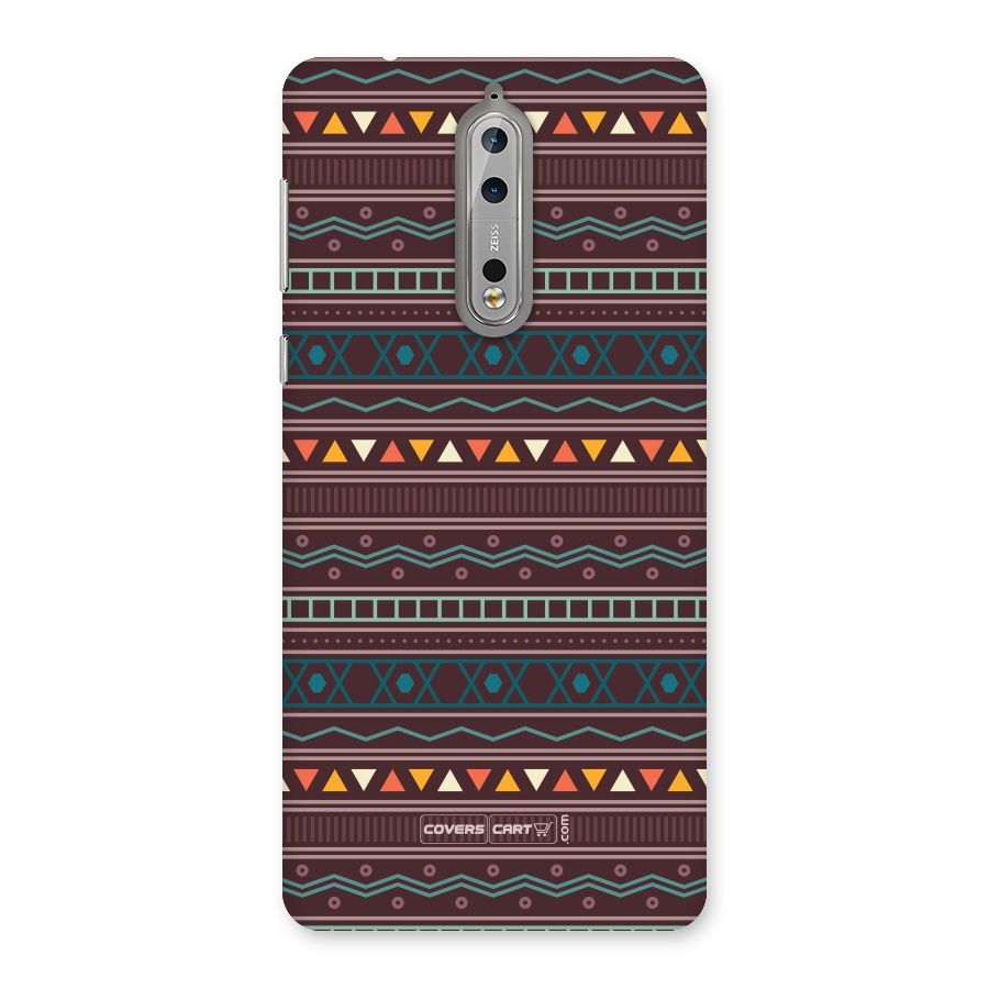 Classic Aztec Pattern Back Case for Nokia 8