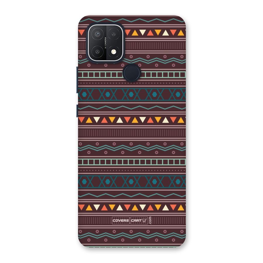 Classic Aztec Pattern Back Case for Oppo A15
