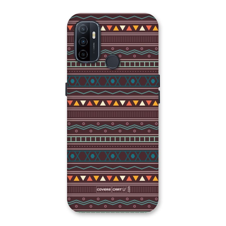 Classic Aztec Pattern Back Case for Oppo A32