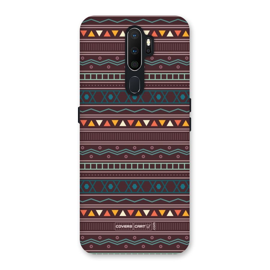 Classic Aztec Pattern Back Case for Oppo A5 (2020)
