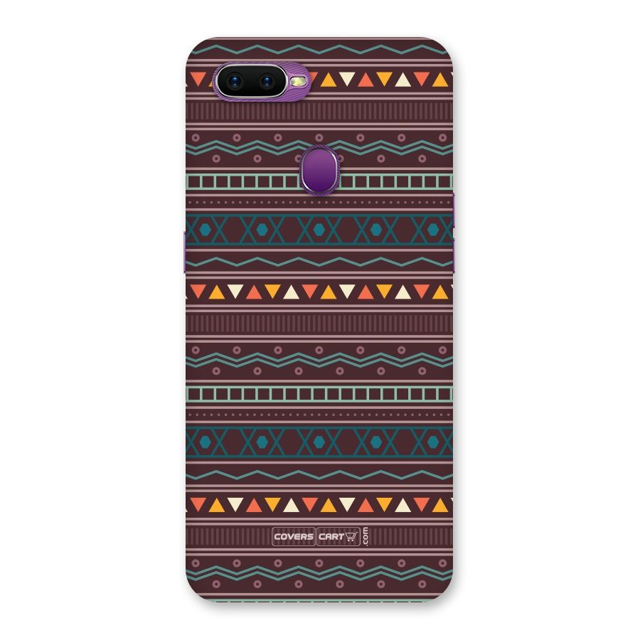 Classic Aztec Pattern Back Case for Oppo F9