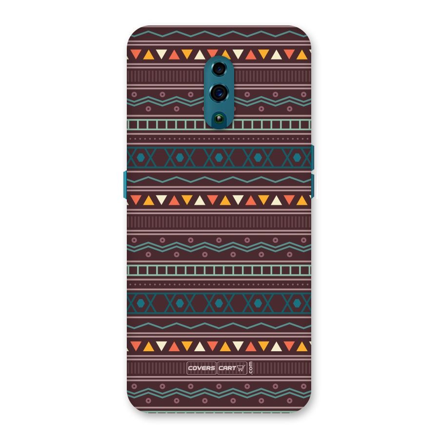 Classic Aztec Pattern Back Case for Oppo Reno
