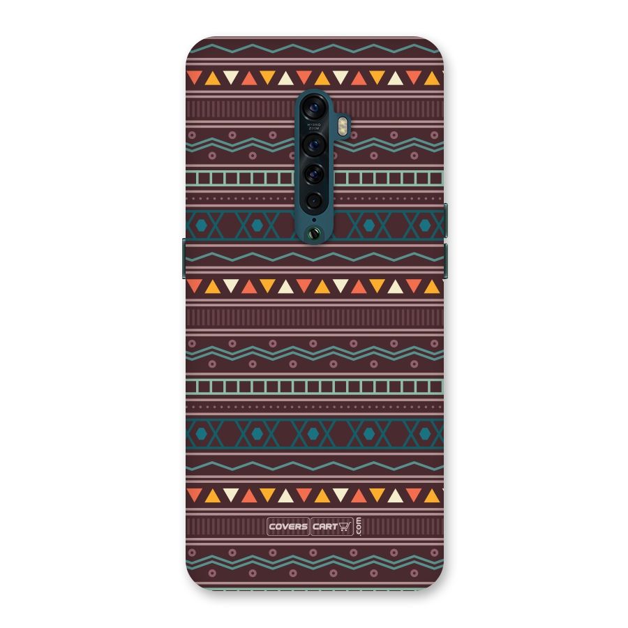 Classic Aztec Pattern Back Case for Oppo Reno2