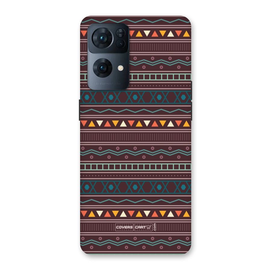 Classic Aztec Pattern Back Case for Oppo Reno7 Pro 5G