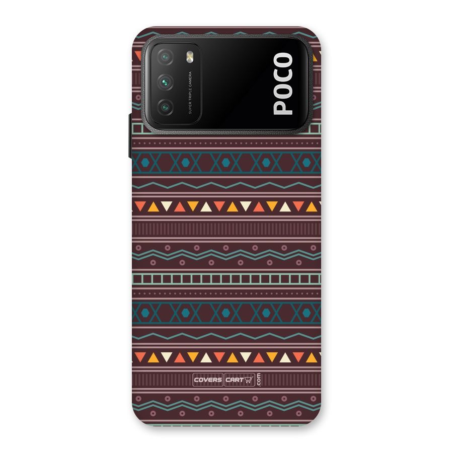 Classic Aztec Pattern Back Case for Poco M3