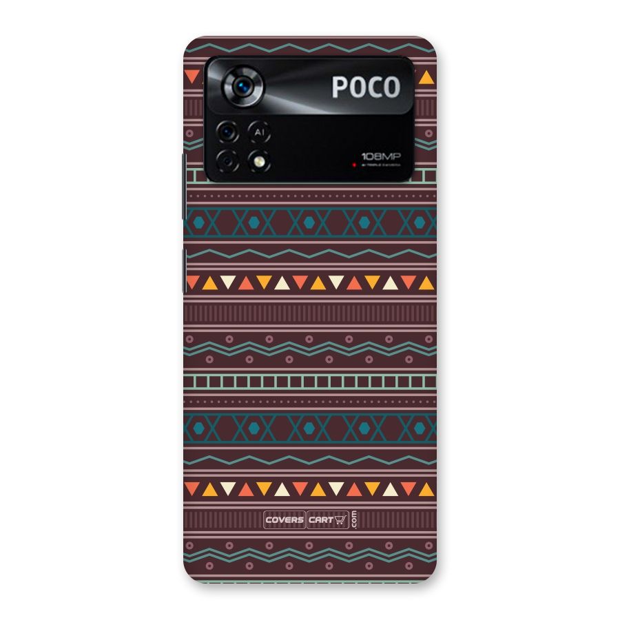 Classic Aztec Pattern Back Case for Poco X4 Pro 5G