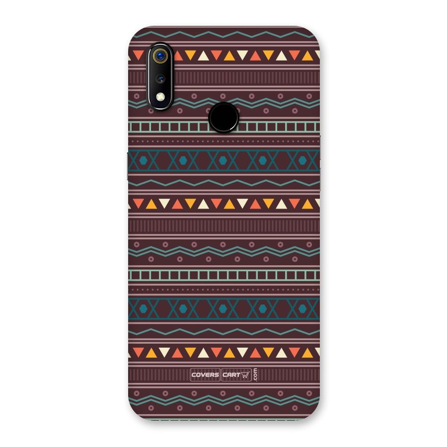 Classic Aztec Pattern Back Case for Realme 3