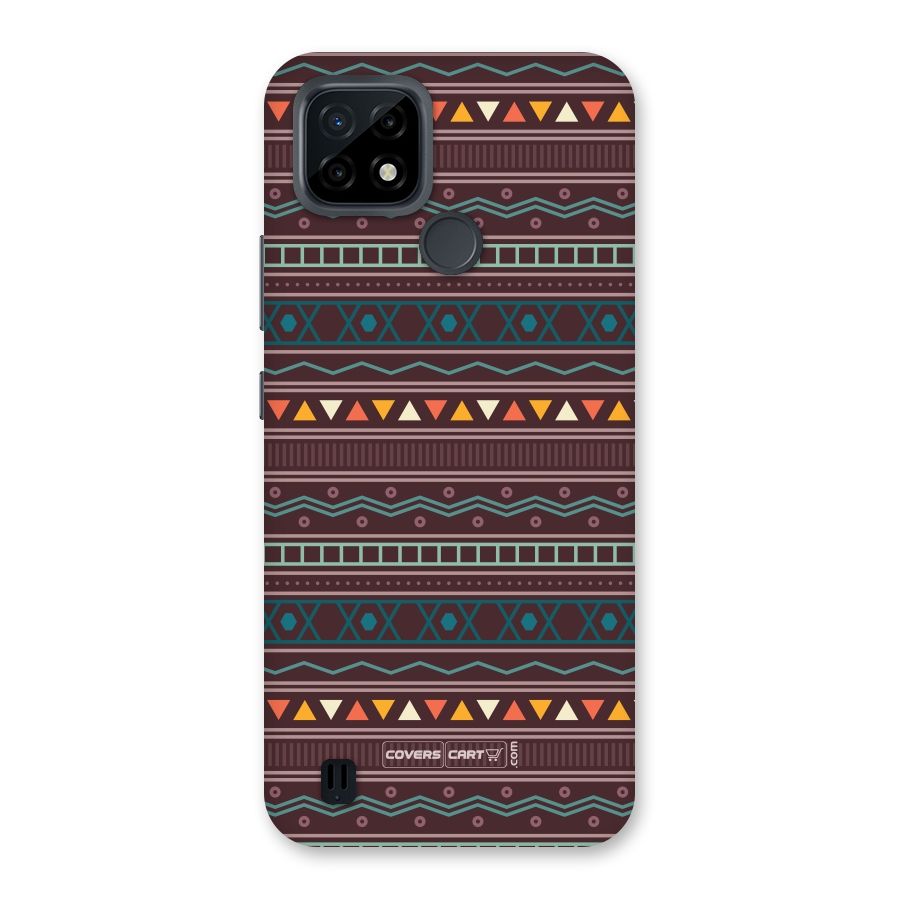 Classic Aztec Pattern Back Case for Realme C21
