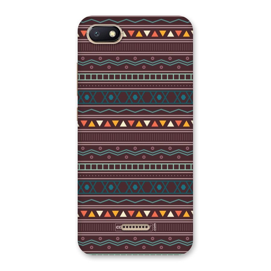 Classic Aztec Pattern Back Case for Redmi 6A