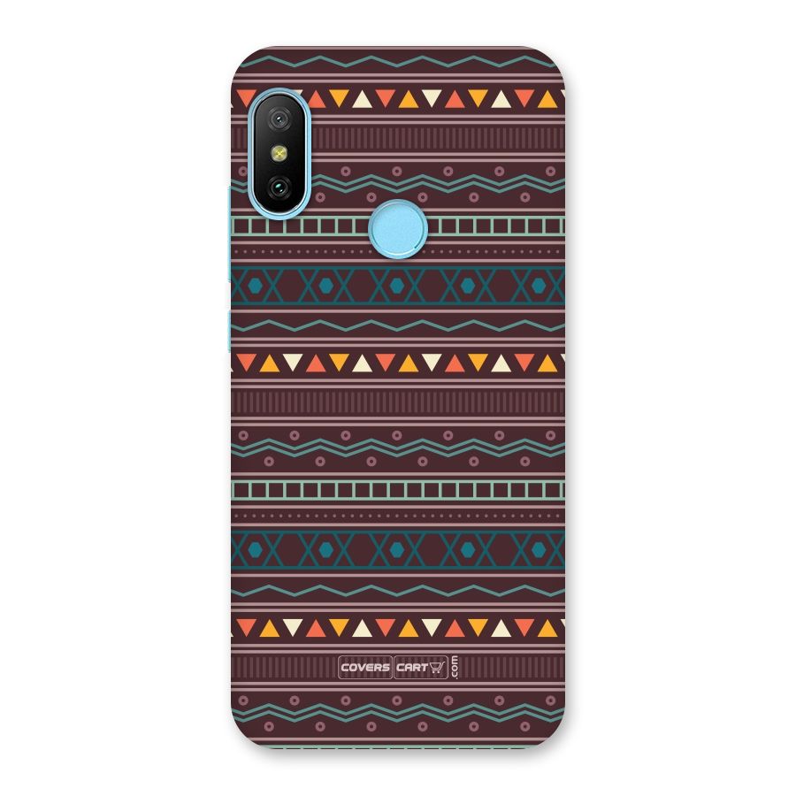 Classic Aztec Pattern Back Case for Redmi 6 Pro