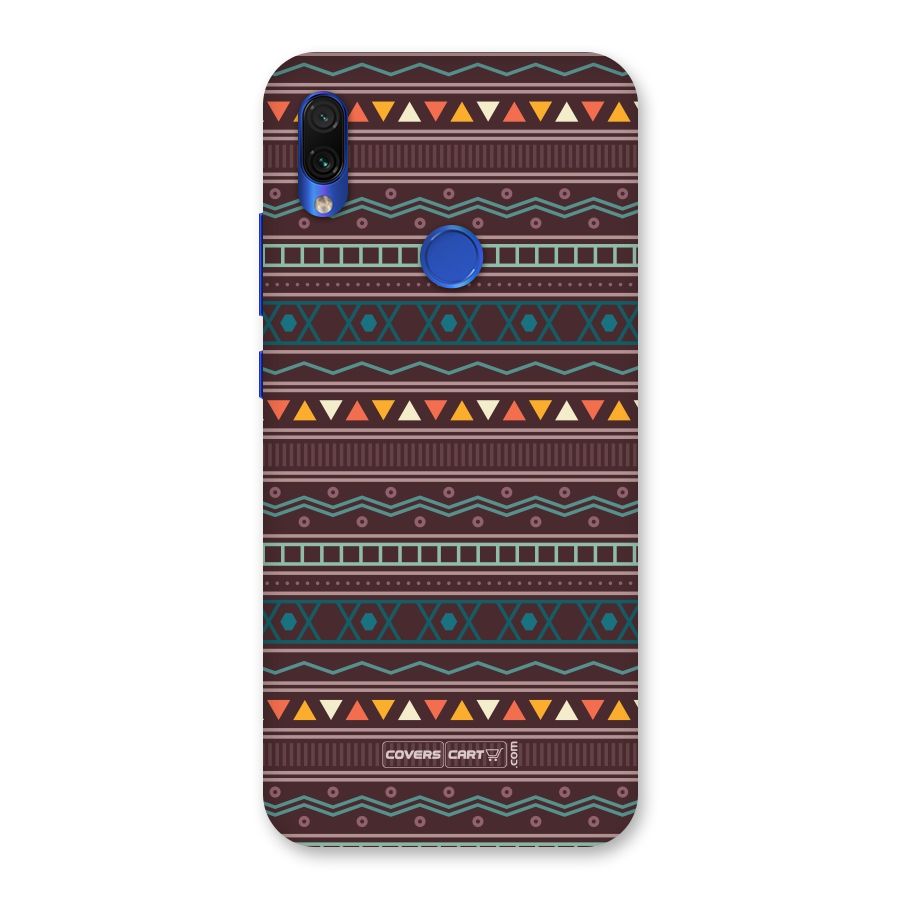 Classic Aztec Pattern Back Case for Redmi Note 7S