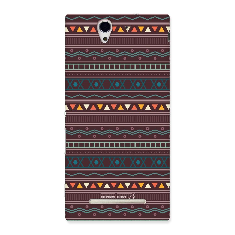Classic Aztec Pattern Back Case for Sony Xperia C3