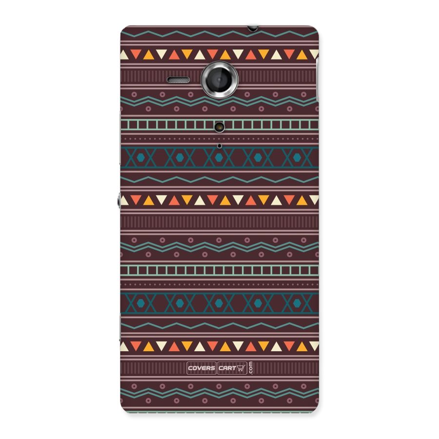 Classic Aztec Pattern Back Case for Sony Xperia SP