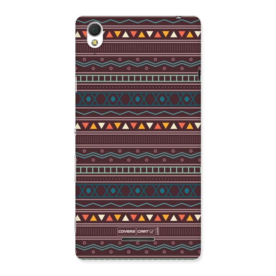 Classic Aztec Pattern Back Case for Sony Xperia T3