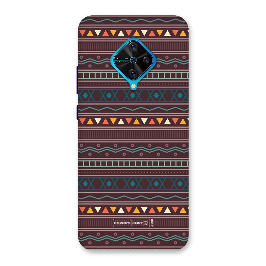 Classic Aztec Pattern Back Case for Vivo S1 Pro