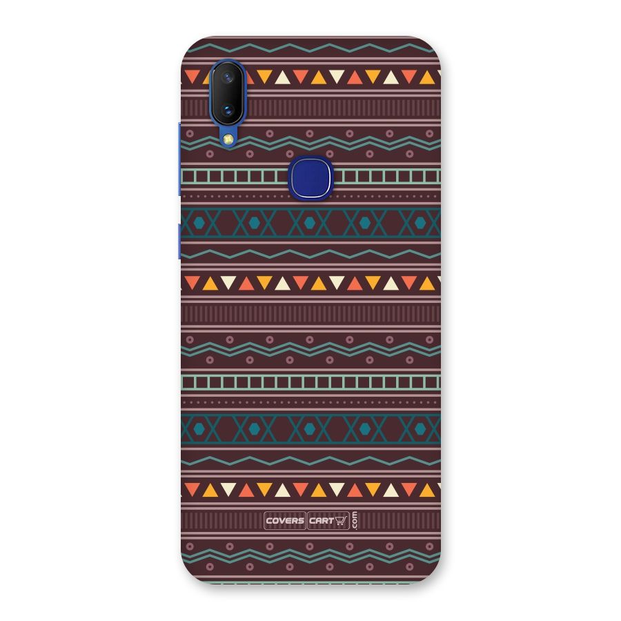Classic Aztec Pattern Back Case for Vivo V11