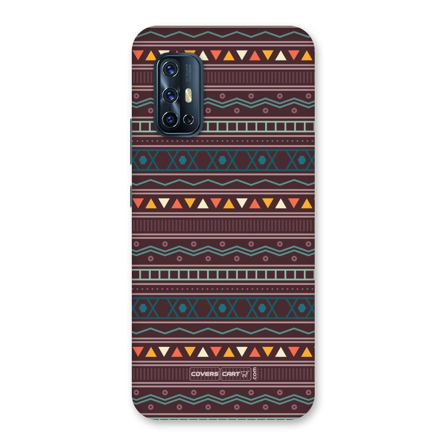 Classic Aztec Pattern Back Case for Vivo V17