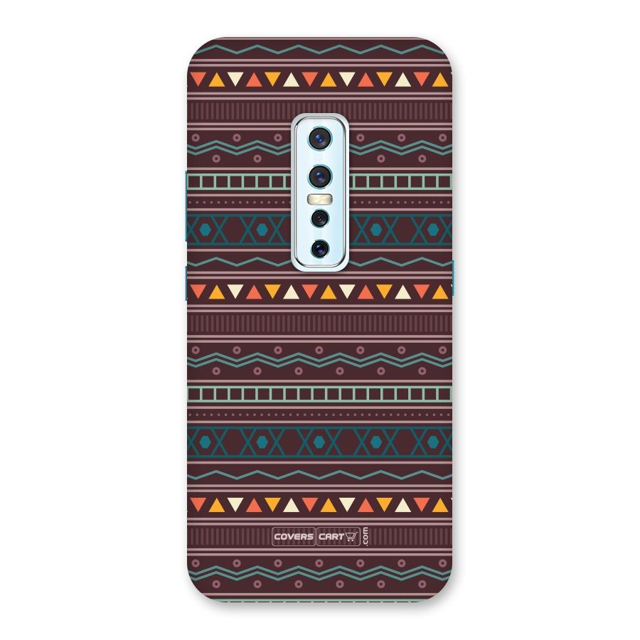 Classic Aztec Pattern Back Case for Vivo V17 Pro