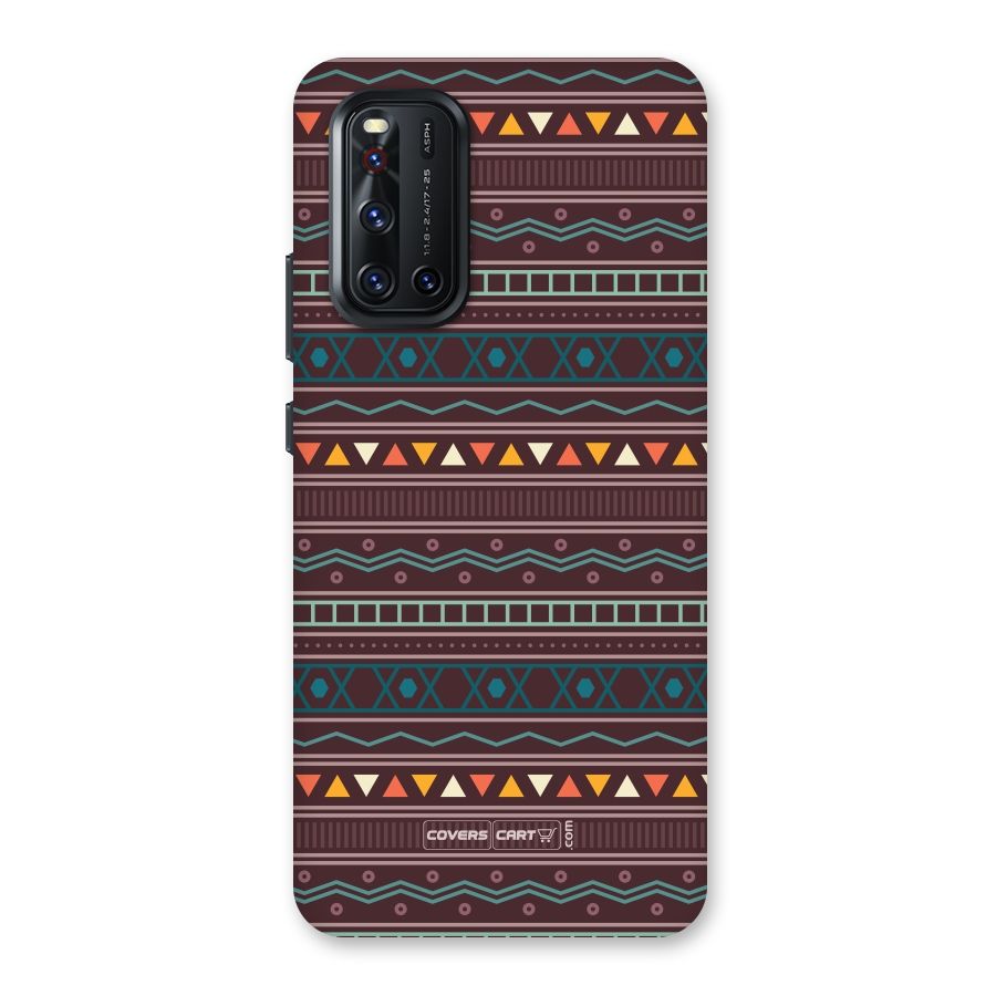 Classic Aztec Pattern Back Case for Vivo V19