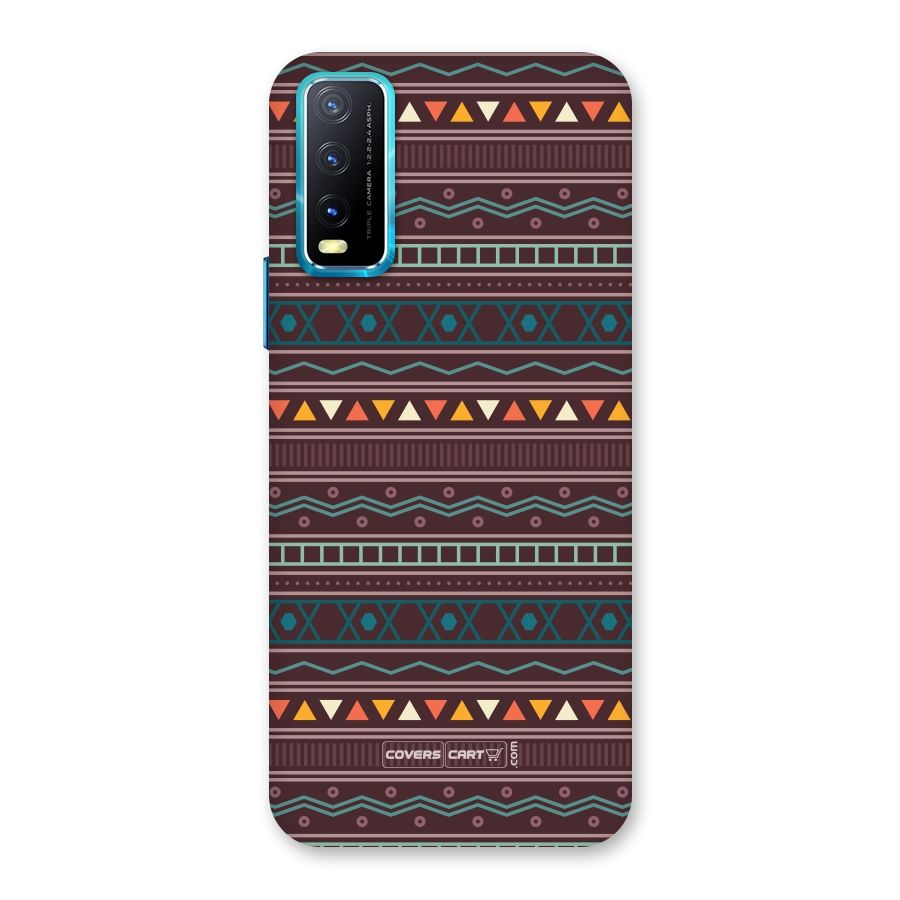 Classic Aztec Pattern Back Case for Vivo Y20G
